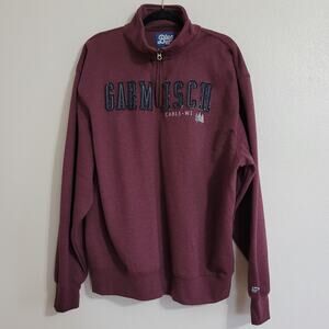 Blue 84 Garmisch Resort Cable WI Quarter Zip Long Sleeve Pullover NWT